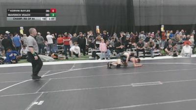 132 lbs Champ. Rd Of 64 - Korvin Bayles, Sanderson Wrestling Academy vs Maverick Veach, Dubuque Wrestling Club