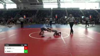 57 lbs Quarterfinal - Eric Nunez, Pounders WC vs Quentin Walls, Red Wave Wrestling