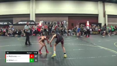 78 lbs Round 5 (6 Team) - Jackson McGivney, Panhandle All-Stars vs Jace Schut, Ares