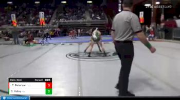 3A-120 lbs Cons. Semi - Ty Peterson, Cody vs Garrett Haley, Pinedale