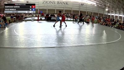 120 lbs Santiago Garcia, Texas vs Cole Rebels, New Jersey