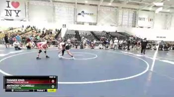 118 lbs Semifinal - Tanner King, Malone Wrestling Club vs Anthony Ciciarelli, Star Wrestling