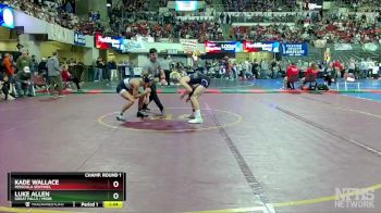 AA - 126 lbs Champ. Round 1 - Kade Wallace, Missoula Sentinel vs Luke Allen, Great Falls / MSDB