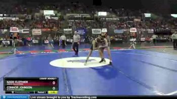 Champ. Round 1 - Gage Clothier, Great Falls/MSDB vs Connor Johnson, Glacier (Kalispell)