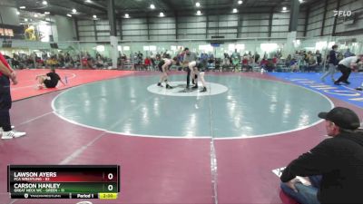155 lbs Round 2 (6 Team) - Lawson Ayers, FCA WRESTLING vs Carson Hanley, GREAT NECK WC - GREEN