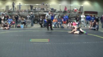 91 lbs Quarterfinal - Timothy Hanna, North Branch Wrestling vs Kassie Sapp, Michigan Grappler RTC