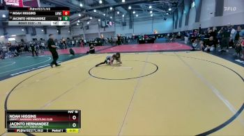 70 lbs Cons. Semi - Noah Higgins, Liberty Warriors Wrestling Club vs Jacinto Hernandez, Takedown-City Wrestling