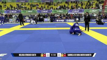 Gabriela De Faria Matos Barreto vs Melissa Stricker Cueto 2025 Brasileiro Jiu-Jitsu IBJJF