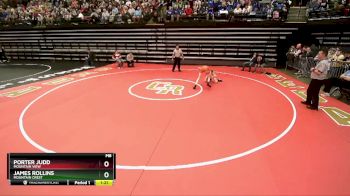 106 lbs Quarterfinal - James Rollins, Mountain Crest vs Porter Judd, Mountain View