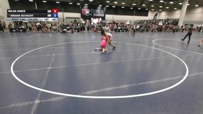150 lbs Quarters - Milan Jones, Eaglecrest Wrestling Club vs Ariana Schacht, Askren Wrestling Academy