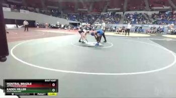 6A-152 lbs Cons. Round 2 - Kaden Miller, South Medford vs Montral Brazile, Jefferson (Portland)