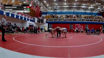 144 lbs Semifinal - Luke Reid, Valparaiso vs Lincoln Frazee, North White