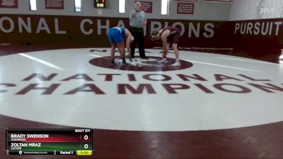 157 lbs Champ. Round 1 - Zoltan Mraz, Luther vs Brady Swenson, Augsburg