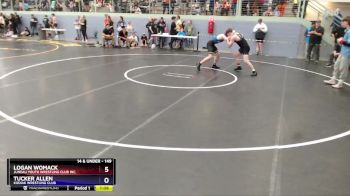 149 lbs Cons. Round 2 - Logan Womack, Juneau Youth Wrestling Club Inc. vs Tucker Allen, Kodiak Wrestling Club