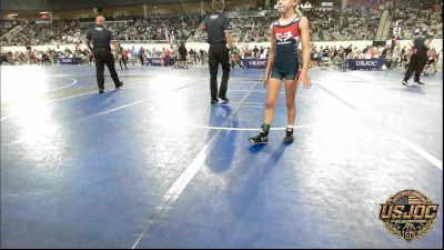 61 lbs Quarterfinal - Christian Huynh, Warrior Trained Wrestling Club vs Bree Johnson, Standfast