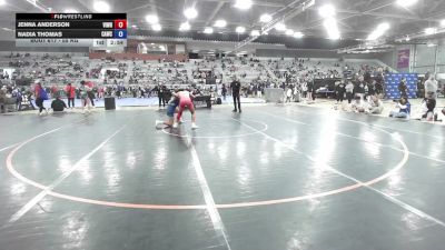 55 kg Cons. Sub-rd Of 16 - Jenna Anderson, Vision Wrestling vs Nadia Thomas, Cardinal WC