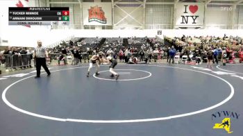 110 lbs Cons. Round 2 - Armani Derousie, Brawler Elite vs Tucker Minnoe, Club Not Listed