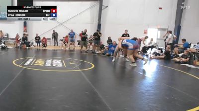 105 lbs Rr Rnd 6 - Maddie Miller, MPOWER Girls Wrestling Club - W vs Lyla Hensen, Mat Demon - W