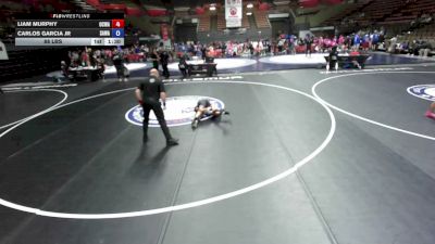 88 lbs Liam Murphy, OCWA - Orange County Wrestling Association vs Carlos Garcia Jr, SAWA - Sacramento Area Wrestling Association