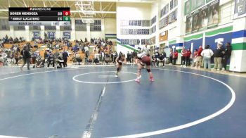 110 lbs Cons. Semi - Emily Lucatero, Steele Canyon vs Soren Mendoza, Scripps Ranch