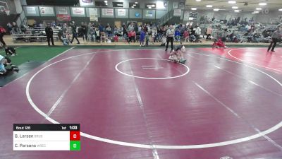 109 lbs Rr Rnd 2 - Blayden Larsen, Brush Wrestling Club vs Christian Parsons, Wrecking Crew