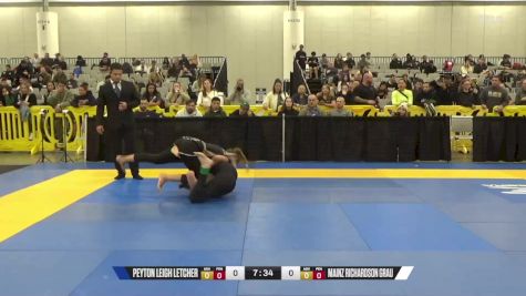 Mainz Richardson Grau vs Peyton Leigh Letcher 2024 World IBJJF Jiu-Jitsu No-Gi Championship