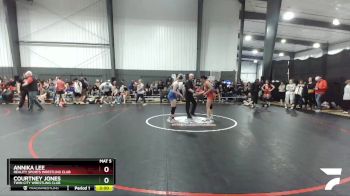 144 lbs Round 2 - Annika Lee, Reality Sports Wrestling Club vs Courtney Jones, Twin City Wrestling Club