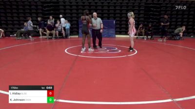 175 lbs Consi Of 8 #1 - Isabelle Hidlay, Bloomsburg vs Kamil Johnson, Oxon Hill