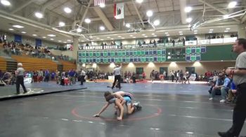 120 lbs Champ. Round 2 - Mihir Bhanji, Esperanza vs Chase Carrasco, Lakeside