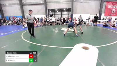 129 lbs Quarterfinal - Owen Marshall, Brothers Of WOW vs Tyler Watt, NC United