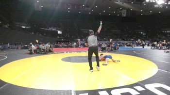 6A Boys 113 lbs Champ. Round 1 - Harley Sowers, McNary Boys vs Cole Thomas, McMinnville Boys