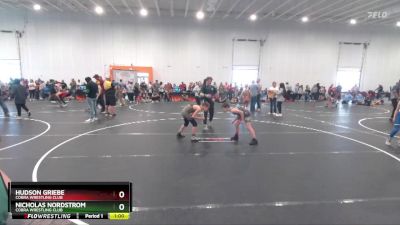 90 lbs Round 3 - Hudson Griebe, Cobra Wrestling Club vs Nicholas Nordstrom, Cobra Wrestling Club