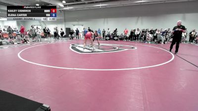 Champ. Round 1 - Kailey Cisneros, Mat Monsters Wrestling Club vs Elena Carter, Virginia