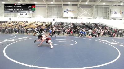 113 lbs Cons. Round 3 - Gabriel Hitchcock, Gouverneur Wrestling Club vs Giorgio Ruggiero, Hilton Jr Cadets Wrestling Club