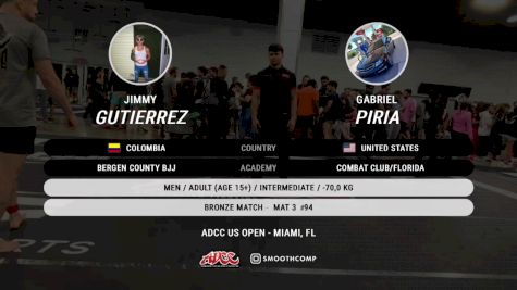 Jimmy Gutierrez vs Gabriel Piria 2024 ADCC Miami Open