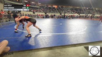 118 lbs Round Of 64 - Lilly Kelly, Perry Girls Wrestling Club vs Riley Bridges, Sallisaw Lady Black Diamonds