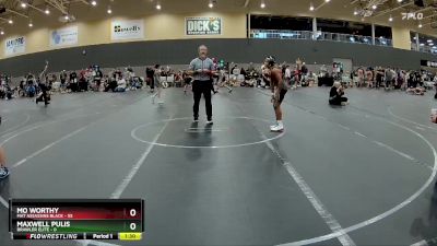 92 lbs Round 1 - Mo Worthy, Mat Assassins Black vs Maxwell Pulis, Brawler Elite