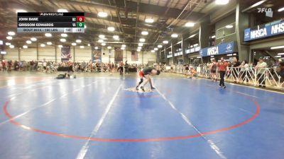 160 lbs Consi Of 32 #2 - John Bane, NC vs Grissom Edwards, VA