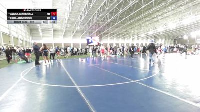 120 lbs Quarterfinal - Alexa Marshall, Panguitch vs Lidia Anderson, Herriman