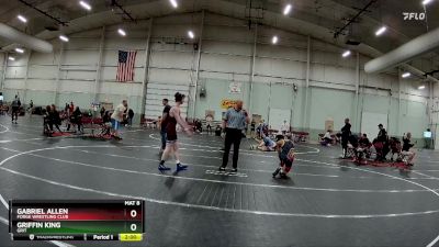 132 lbs Cons. Round 3 - Griffin King, Grit vs Gabriel Allen, Forge Wrestling Club