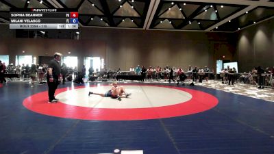 115 lbs 5th Place Match - Sophia Beanner, PA vs Milani Velasco, FL
