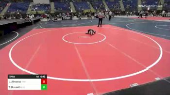 54 lbs Rr Rnd 3 - Jair Almaraz, Trailblazer WC vs Tate Russell, ReZults Wrestling