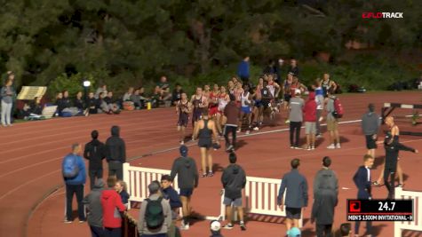 Men's 1500m Invitational, Heat 3