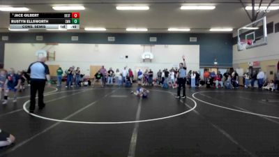 49 lbs Cons. Semis - Rustyn Ellsworth, Sublime Wrestling Academy vs Jace Gilbert, Declo Stingers