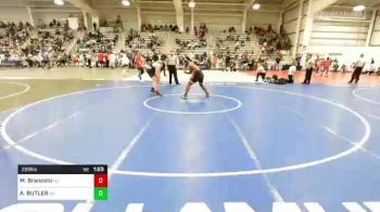 220 lbs Quarterfinal - Mason Brancato, NJ vs ALBERT BUTLER, GA