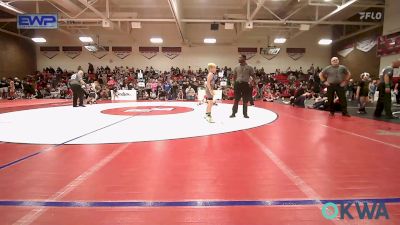 61 lbs Quarterfinal - Jonathan Abbott, F-5 Grappling vs Derrick Mowdy, Checotah Matcats