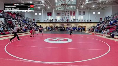144 lbs Semifinals (8 Team) - Jacob Girard, Salesianum vs Kaquan Holland, William Penn H.S.
