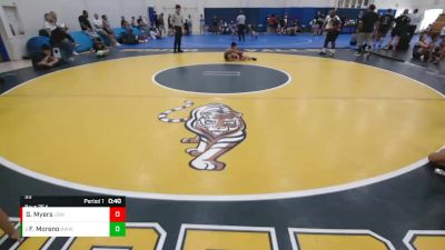 55 lbs 1st Place Match - Fitz Legend Moreno, Red Wave Wrestling vs Gabriel Myers, LV Bears WC