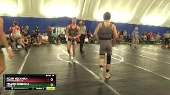 132 lbs Round 4 (8 Team) - Adam Heckman, Ohio Lightning vs Mason Koberna, Forge