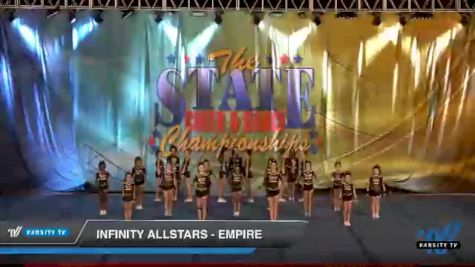 Infinity Allstars - Empire [2021 L1 Youth - Medium Day 1] 2021 The STATE DI & DII Championships